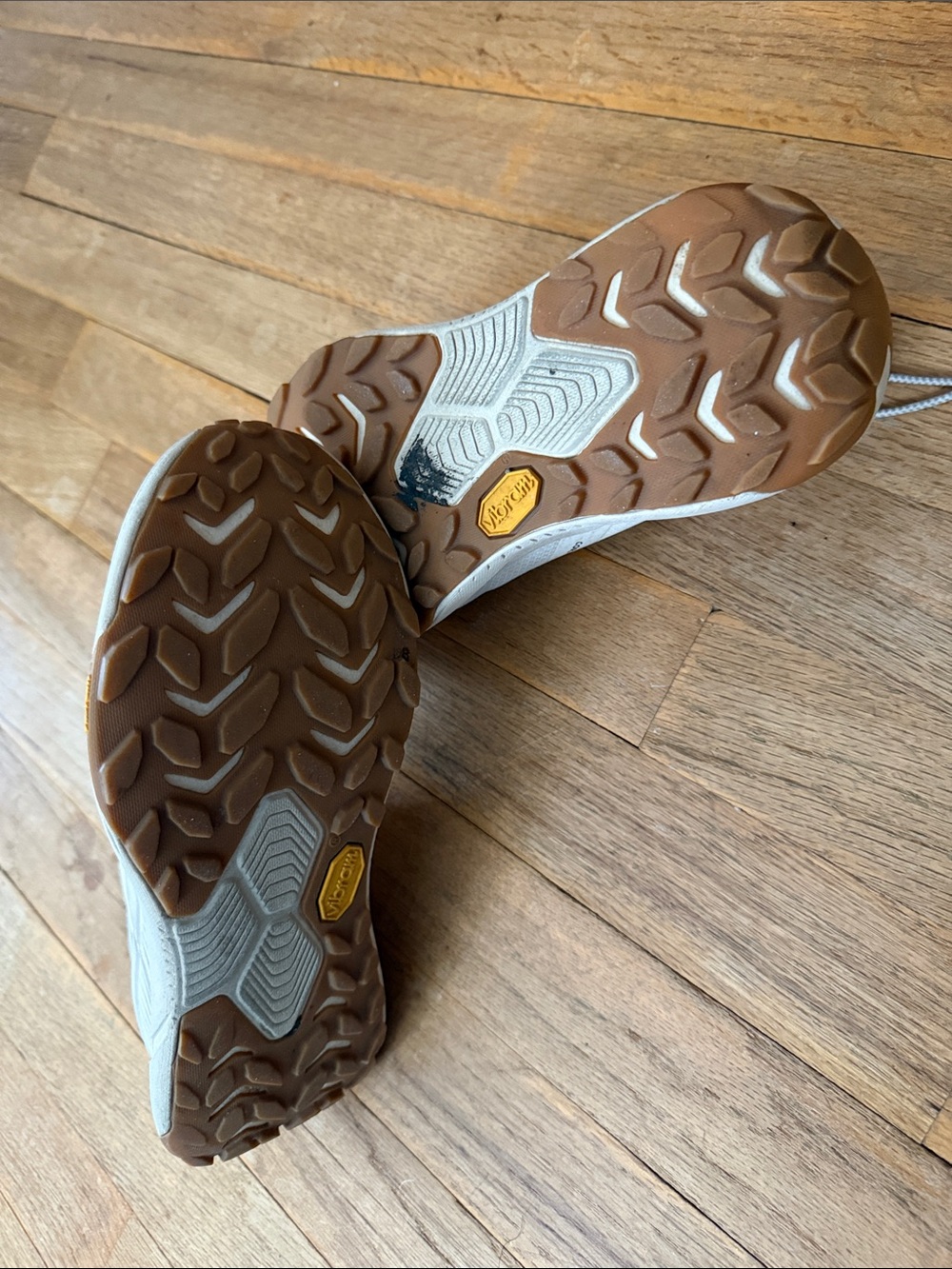 Hoka Women's Sneakers in Light Beige/Cream - Picture 11 of 13